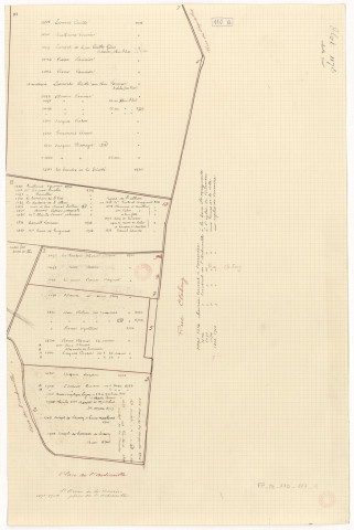 Feuille 110 B.