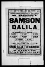Samson et Dalila : opéra en trois actes et cinq tableaux. Compositeur : Camille Saint-Saëns. Auteur du livret : Ferdinand Lemaire.