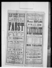 Faust : opéra en cinq actes et douze tableaux. Compositeur : Charles Gounod. Auteurs du livret : Michel Carré et Jules Barbier.