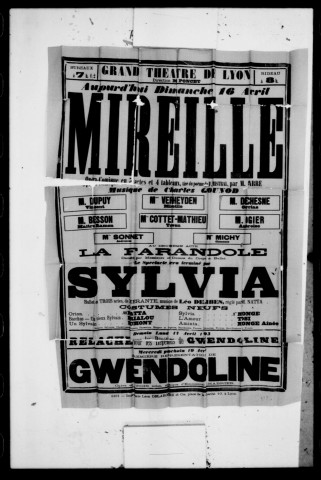 Sylvia : ballet en trois actes. Compositeur : Léo Delibes. Auteur du livret : Merante.