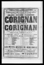 Corignan contre Corignan : vaudeville en trois actes. Auteurs : Georges Rolle et Gaston Gascogne.