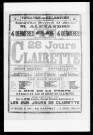 Vingt-huit jours de Clairette (Les) : opérette en quatre actes. Compositeur : Victor Roger. Auteurs du livret : Raymond et Antony Mars.