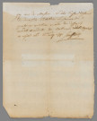 Quittance de travaux de Soufflot.