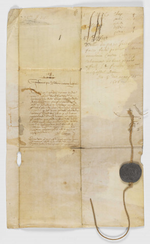 Bulle du pape Jules II en faveur de l'Hôtel Dieu.