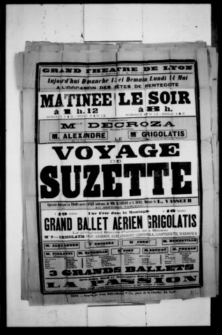 Voyage de Suzette (Le) : opérette féerique en trois actes et onze tableaux. Compositeur : L. Vasseur. Auteurs du livret : H. Chivot et A. Duru.