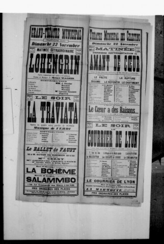Coeur a des raisons... (Le) : comédie nouvelle en un acte. Auteurs : De Flers et Caillavet. (Théâtre des Célestins).
