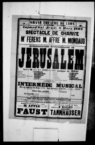 Chant sans paroles : pièce symphonique. Spectacle de charité. Compositeur : Tchaikowski.