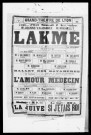 Amour médecin (L') : opéra-comique en trois actes et un prologue. Compositeur : Ferdinand Poise. Auteur du livret : Ch. Monselet.