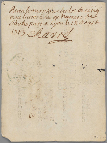 Billets de théâtre et de loterie.