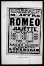 Roméo et Juliette : opéra en cinq actes et six tableaux. Compositeur : Charles Gounod. Auteurs du livret : Michel Carré et Jules Barbier.