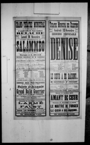 Denise : comédie en quatre actes. Auteur : Alexandre Dumas fils. (Théâtre des Célestins).