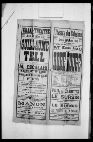 Guillaume Tell : grand opéra en quatre actes et cinq tableaux. Compositeur : Gioacchino Rossini. Auteur du livret : Jouy.