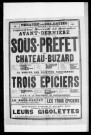 Trois épiciers (Les) : vaudeville en trois actes. Auteurs : Lockroy et Anicet Bourgeois.