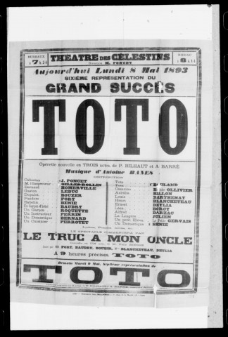 Truc à mon oncle (Le) : comédie en un acte. Auteur : Félix Biesse.